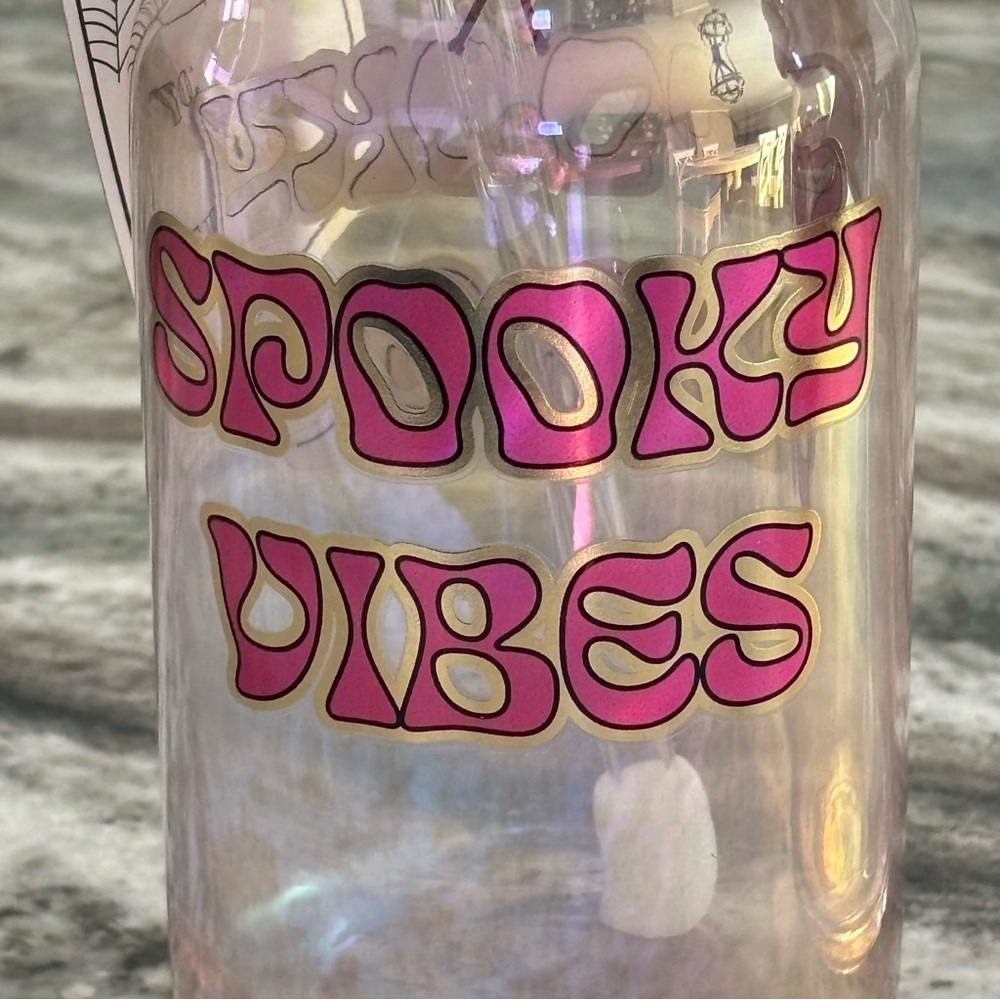 Spooky Vibes Retro Halloween Glass Sipper Set - Picture 3 of 4